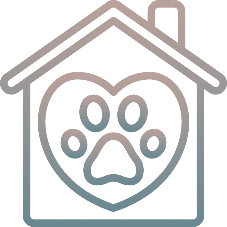 Logo: Pfote und Haus